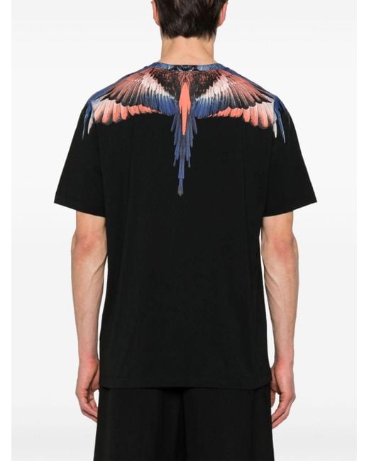 Camiseta Icon Wings Marcelo Burlon de hombre de color Black