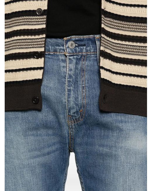 Levi's Blue 527 Slim-Fit Bootcut Jeans for men
