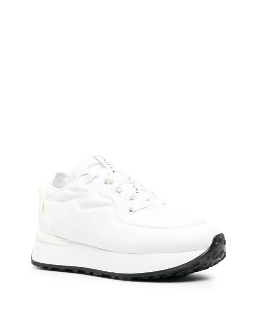 Le Silla White Techno Sneakers