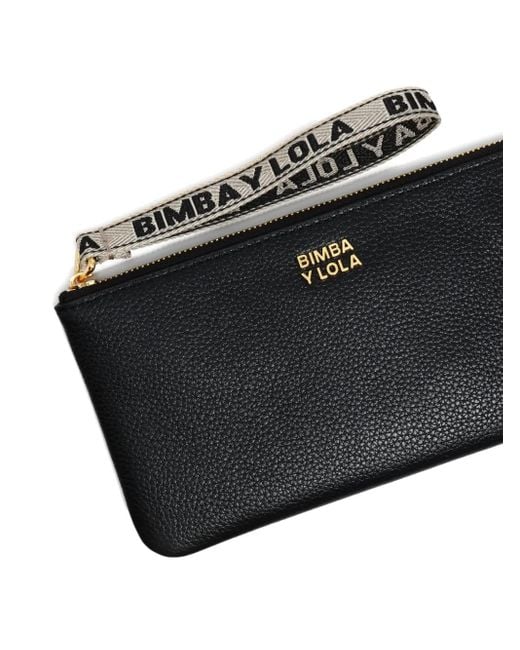 Bimba Y Lola レザーポーチ Black