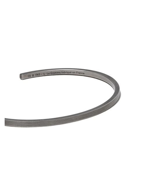 Le Gramme White Le 7 Ribbon Bracelet