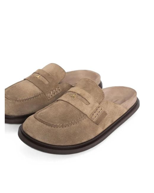 Manière De Voir Brown Sidney Suede Mules