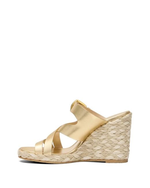 Stuart Weitzman Natural 8.5Cm Sai Mules