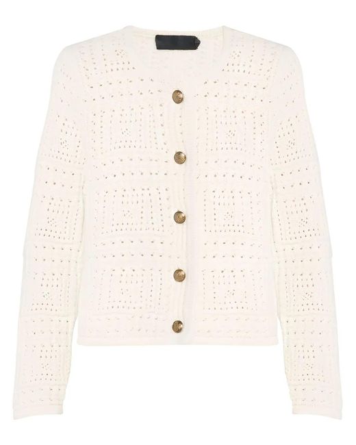 Nili Lotan Natural Cashmere Cardigan