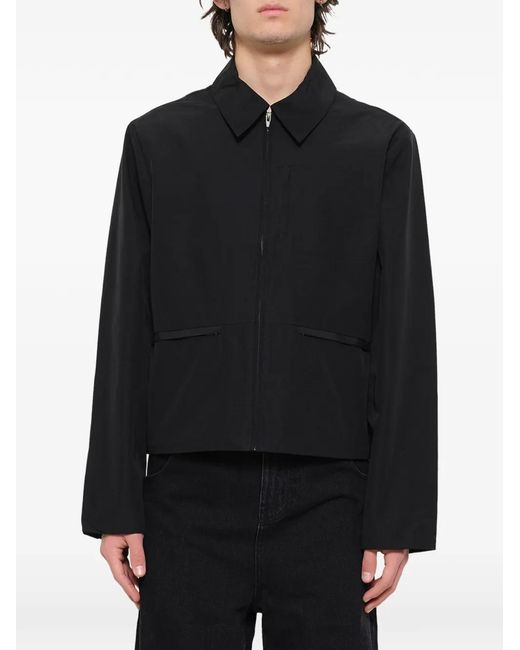 Entire studios Black Wight Zip-Up Jacket for men