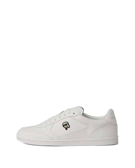 Karl Lagerfeld White Ikon Nft Patch Sneakers