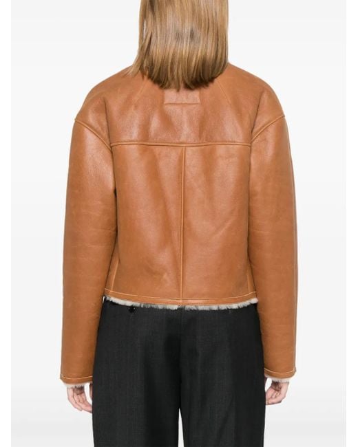 Isabel Marant Eriana レザージャケット Brown
