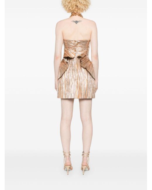 Cult Gaia Natural Charlique Mini Dress