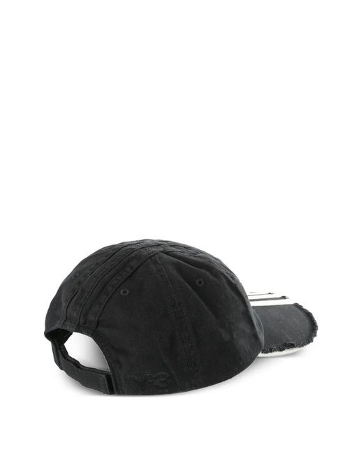Y-3 Black Stripes Cap