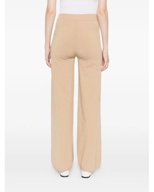 Kangra White Straight-Leg Trousers