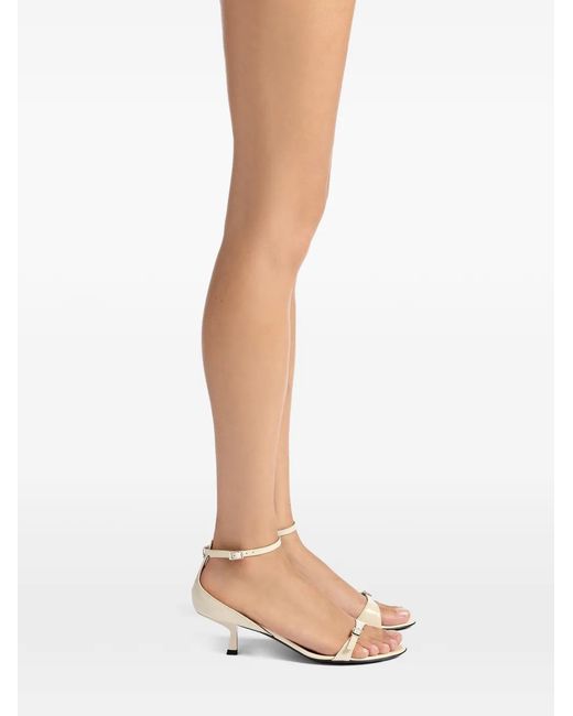 Giuseppe Zanotti Natural Buckle Ankle Strap Sandals