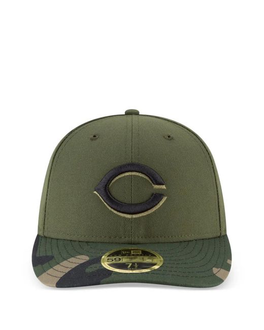 KTZ Green 59Fifty Camouflage-Print Cap for men