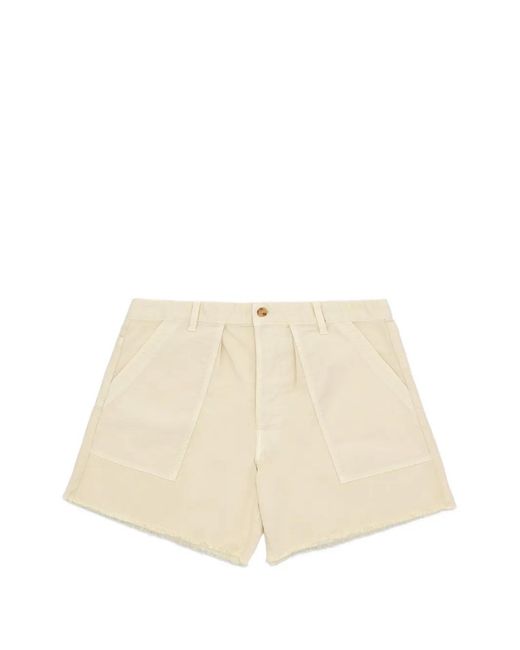 Fortela Natural Colonel Belt-Loop Shorts for men