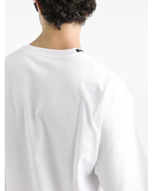 T-Shirt À Patch Logo Dolce & Gabbana pour homme en coloris White