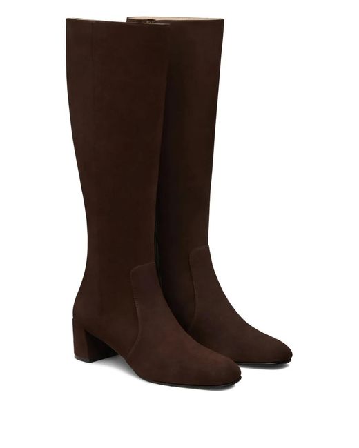 Stuart Weitzman Brown Maeve Zip Boot