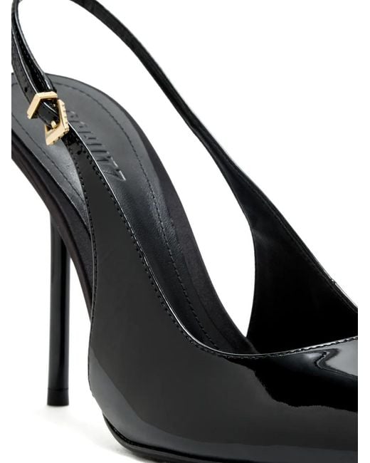 SCHUTZ SHOES Black Leona Slingback Pointed Pumps