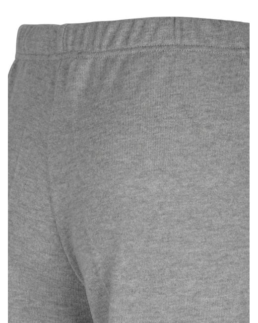 Gran Sasso Gray Mélange-Effect Trousers