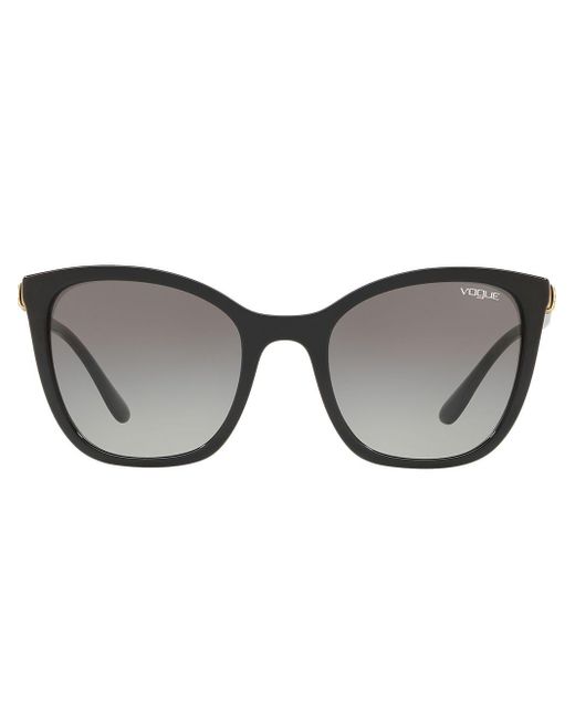 Oversized frame sunglasses Vogue Eyewear en coloris Black