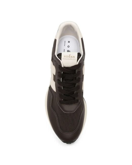 Hogan H601 Sneakers Mit Logo-Patch in White für Herren