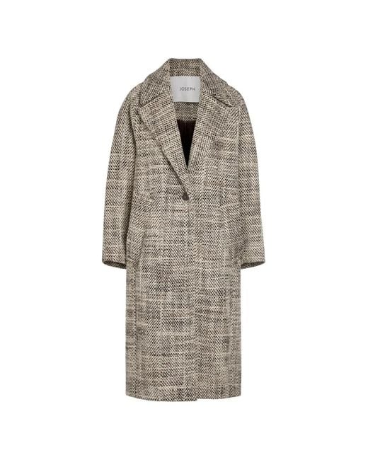 Joseph White Florent Single-Breasted Coat