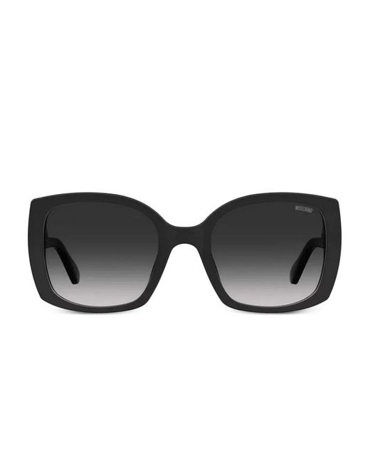 Moschino Black Square-Frame Sunglasses