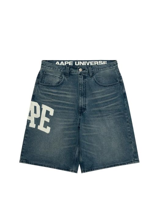 Aape By A Bathing Ape メンズ ブルー ショートパンツ