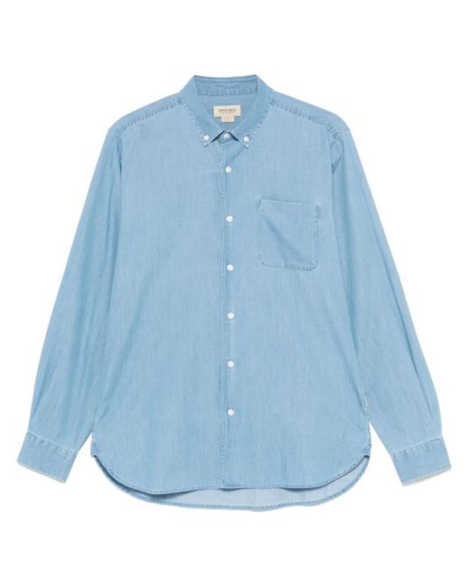 Camicia di Woolrich in Blue da Uomo