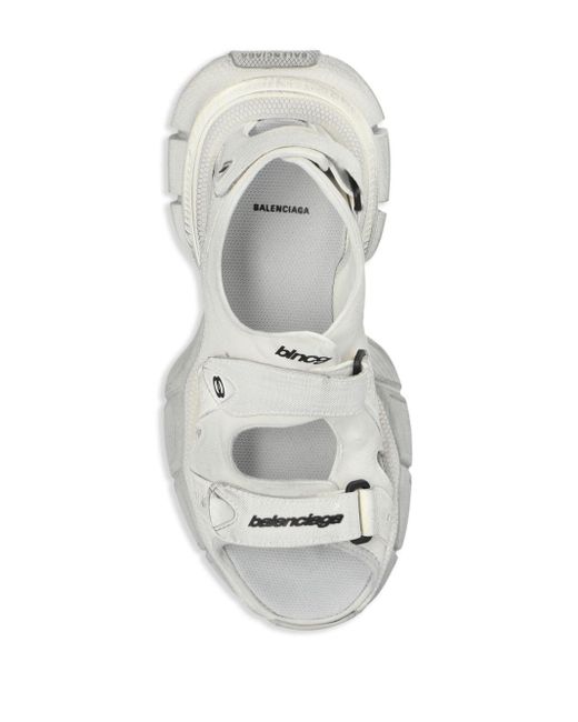 Sandales 3XL à semelle épaisse Balenciaga en coloris White