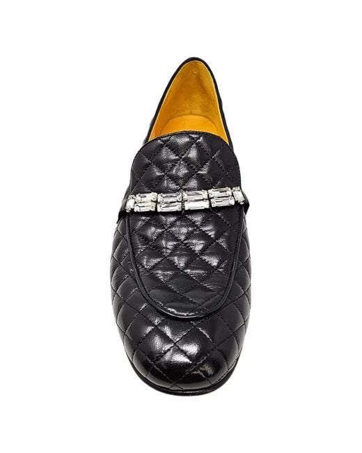 Madison Maison White Quilted Loafers