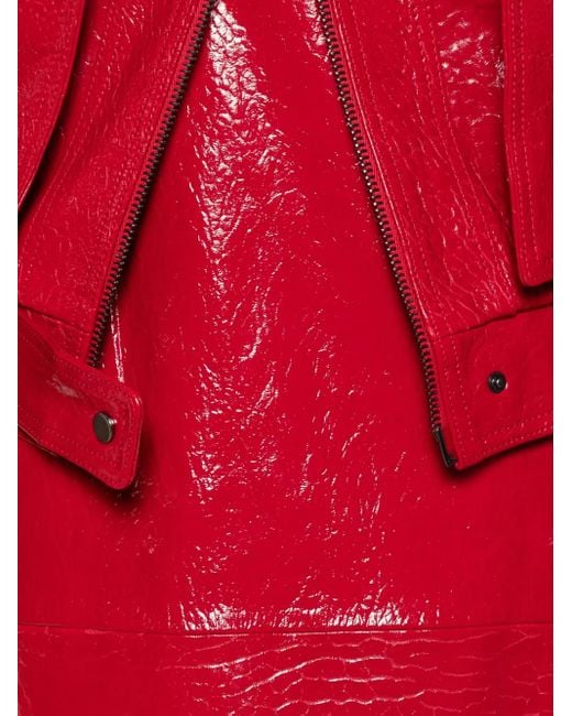 Cassell エンボス スカート Red