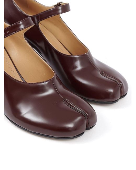 Zapatos Mary Jane tabi con tacón de 60 mm Maison Margiela de color Brown