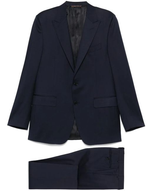 Canali Anzug Aus Wolle in Blue für Herren