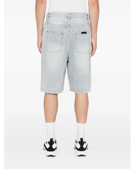Ksubi Blue Maxx Shorts for men