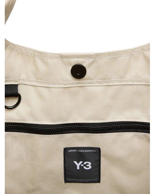 Y-3 White Graphi-Print Shoulder Bag