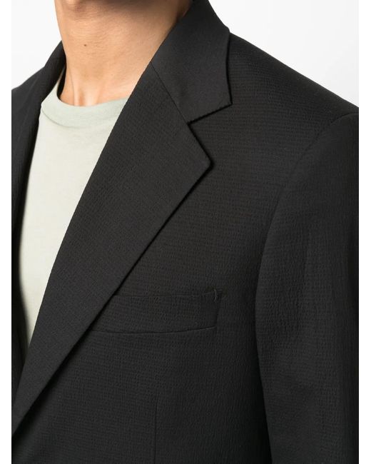 Lanvin Black Single-Breasted Suit Jacket for men