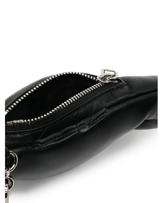 Maison Mihara Yasuhiro Black Quilted Camera Messenger Bag