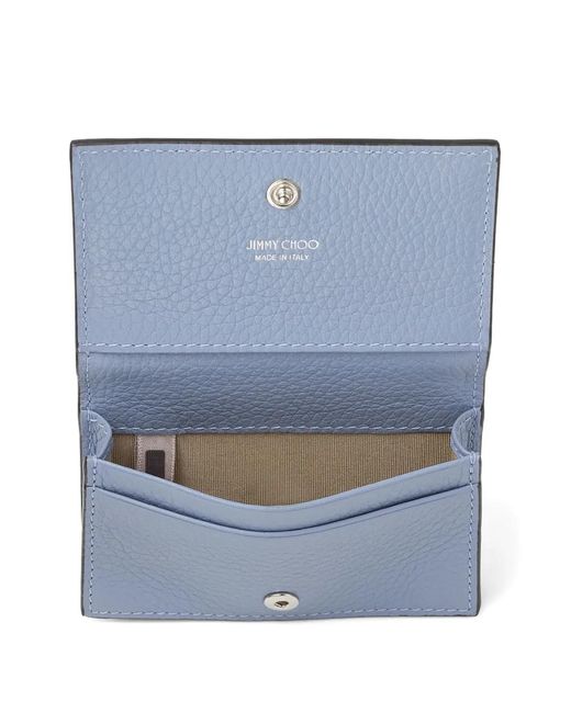 Jimmy Choo Blue Medium Nello Wallet for men