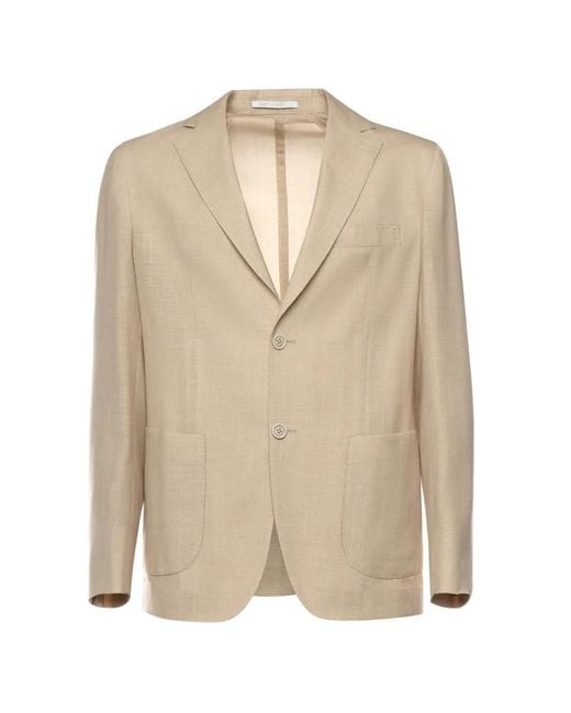 Eleventy Natural Jackets Wool for men