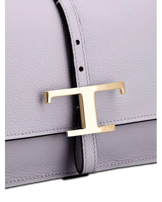 Tod's Purple T Timeless Schultertasche