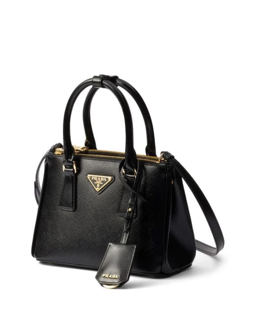 Prada Black Mini Galleria Tasche