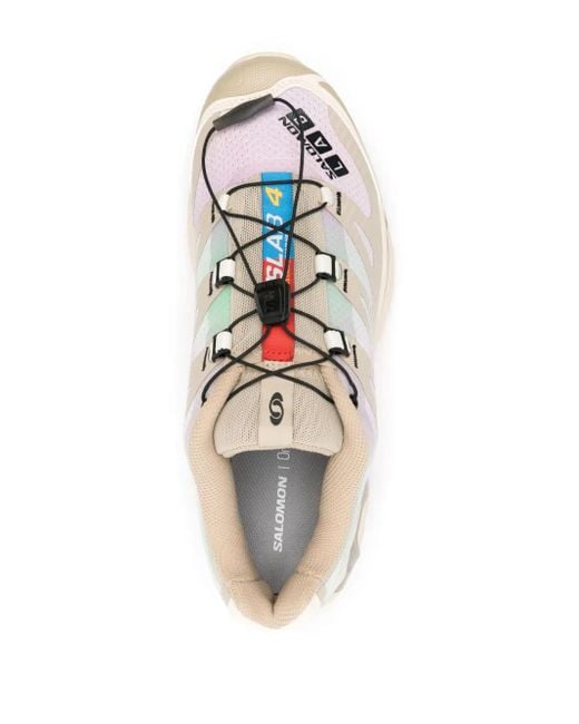 Salomon White Xt-4 Og Aurora Borealis Colour-Block Sneakers