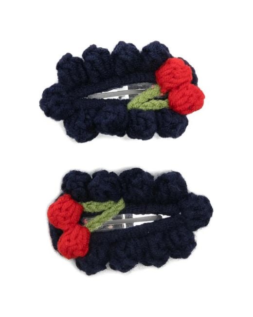 Stine Goya Blue Cherry Hair Clip