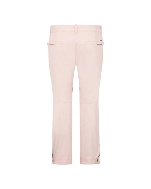 DSquared² Pink Cropped Ski Pants for men