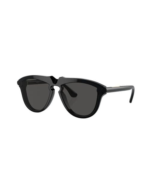 Burberry Black Round-Frame Sunglasses for men