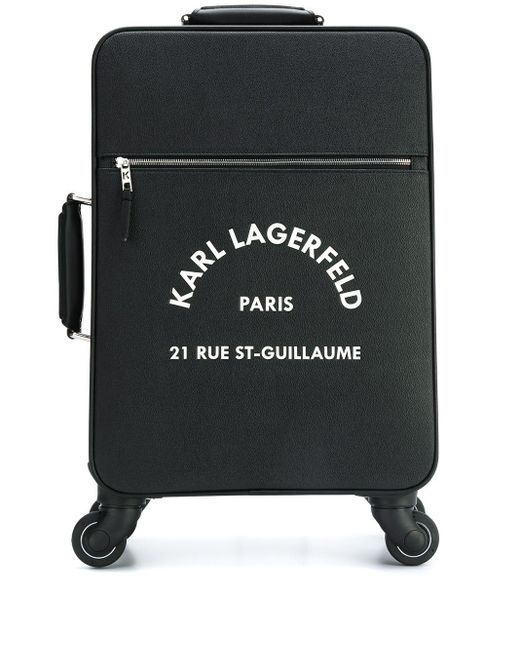 Maleta con ruedas Karl Lagerfeld de color Black