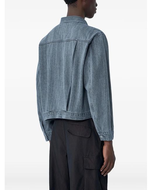 Levi's Blue Veste En Jean Tab Type À Poche Poitrine for men