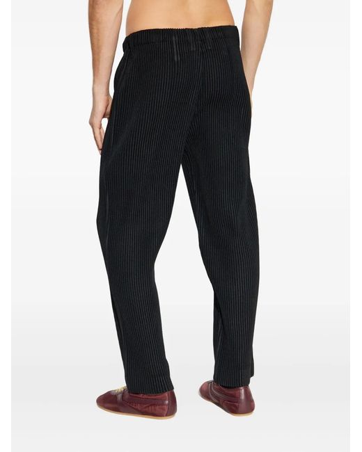 Homme Plissé Issey Miyake Black Homme Plisse' Issey Miyake Pleated Trousers for men