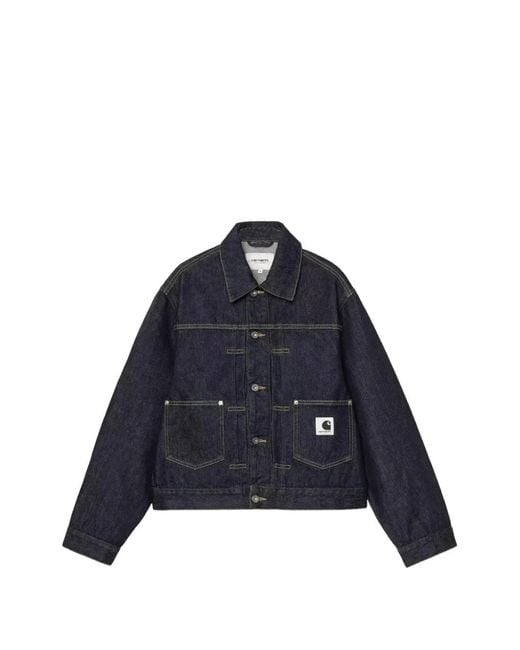 Carhartt Blue W Belmar Denim Jacket for men