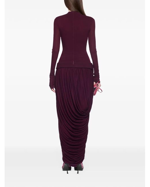 Chats by C.Dam Purple Judie Maxi Dress