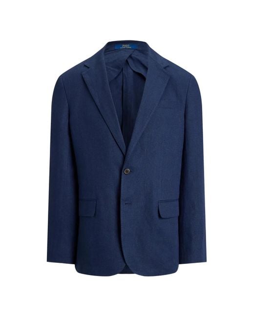 Polo Ralph Lauren Blue Single-Breasted Blazer for men